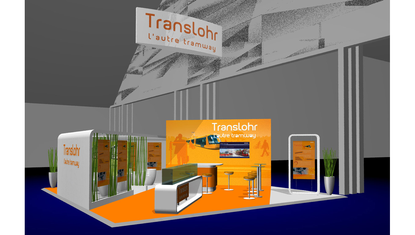 Stand d'exposition Translohr