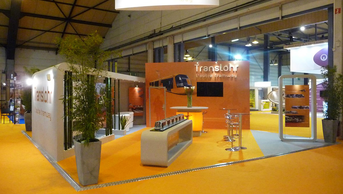 Stand d'exposition Translohr
